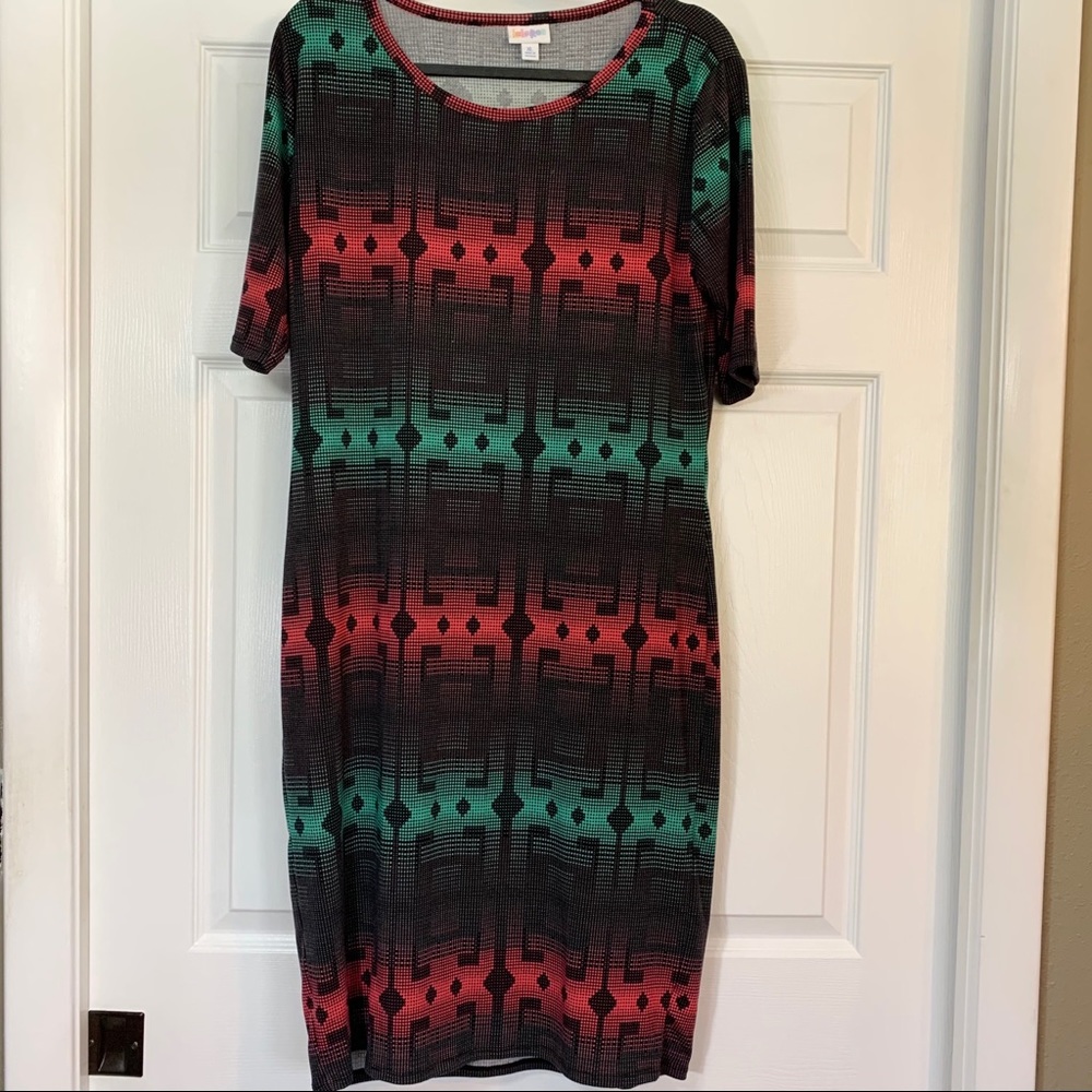 🎉SOLD🎉 LuLaRoe Julia Dress ~ X Large